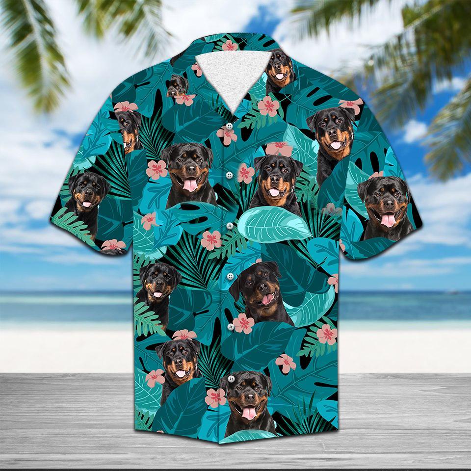 Tropical Rottweiler Hawaii Shirt Ht336 Hawaiian