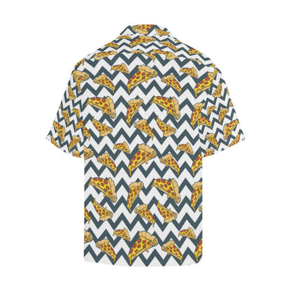 Pizza Design Pattern Mens All Over Print Hawaiian Shirt
