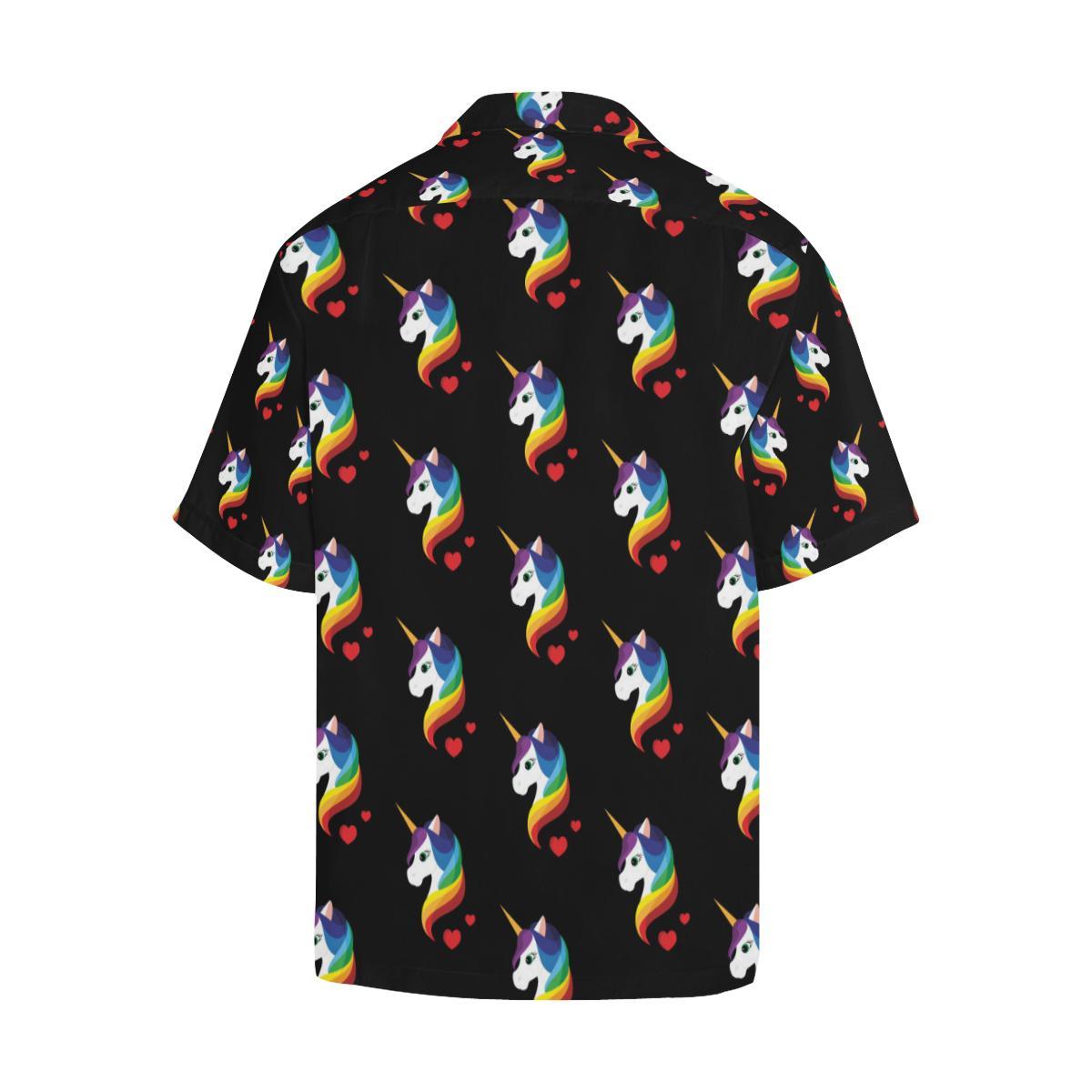 Rainbow Unicorn Pattern Print Design A Hawaiian Shirt
