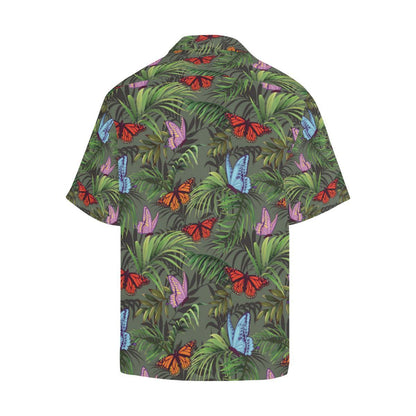 Monarch Butterfly Pattern Print Design Hawaiian Shirt