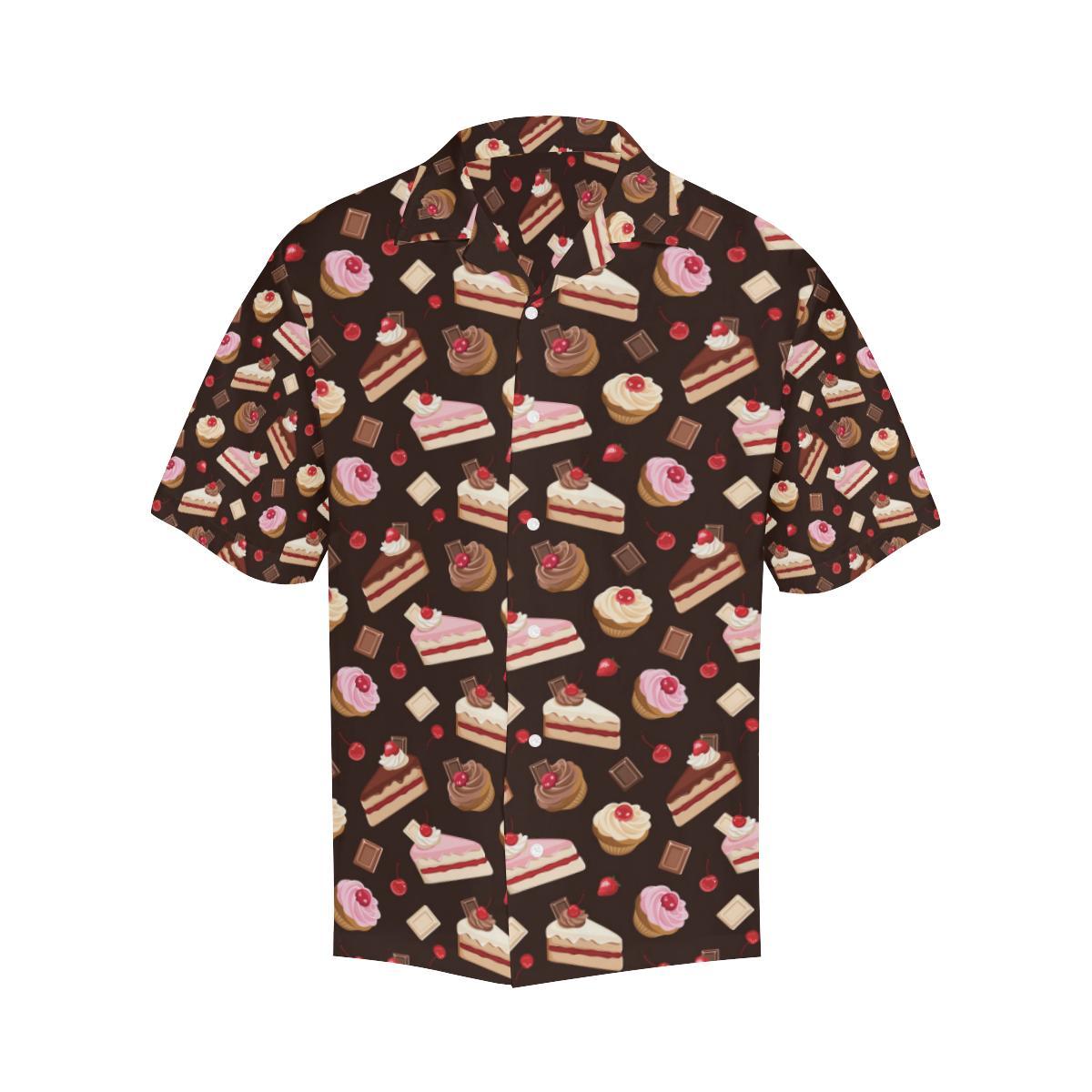 Cake Pattern Print Design Hawaiian Shirt