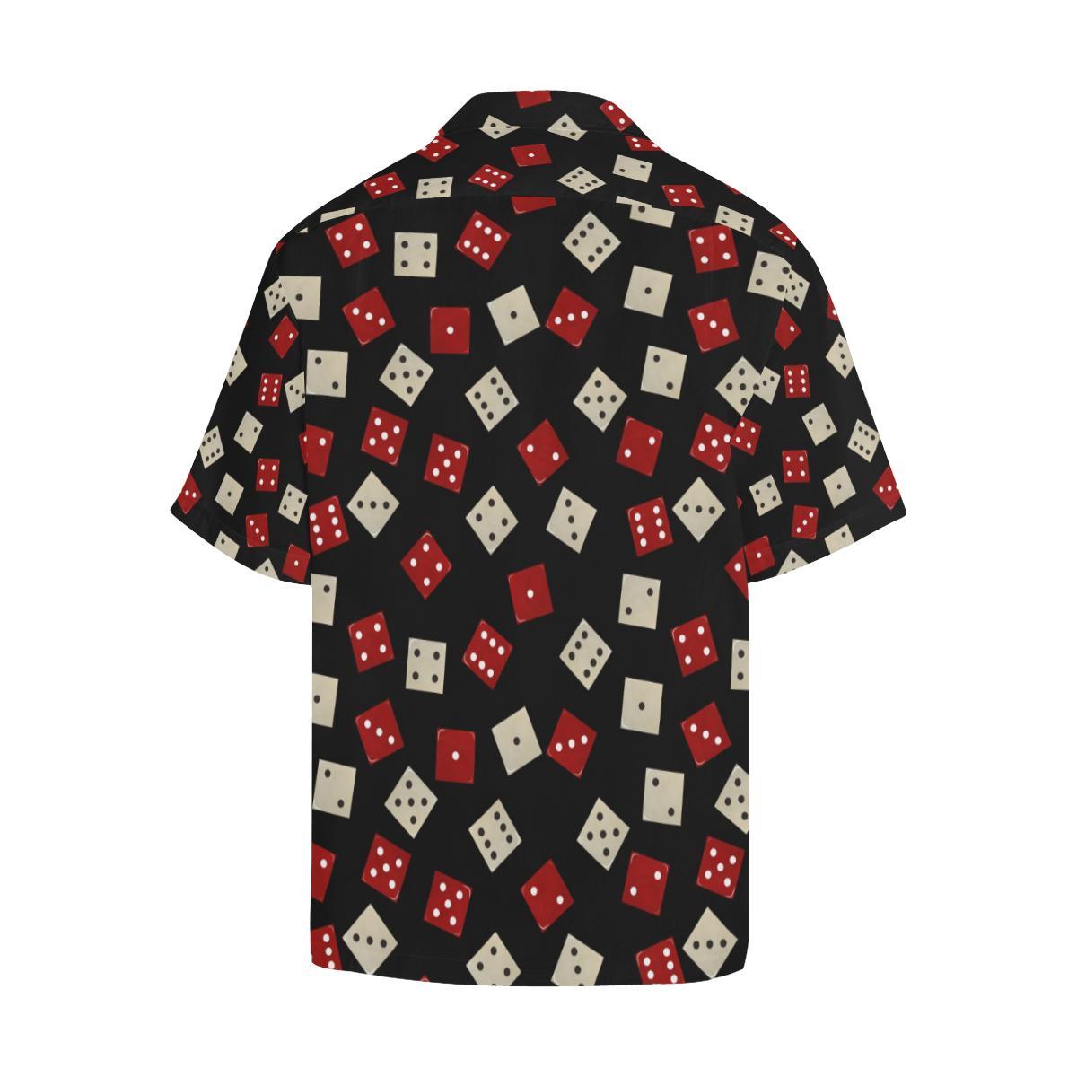 Dice Pattern Print Design 04 Mens All Over Hawaiian Shirt