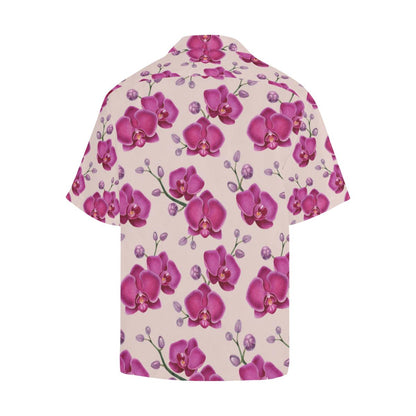 Orchid Pattern Print Design A Hawaiian Shirt