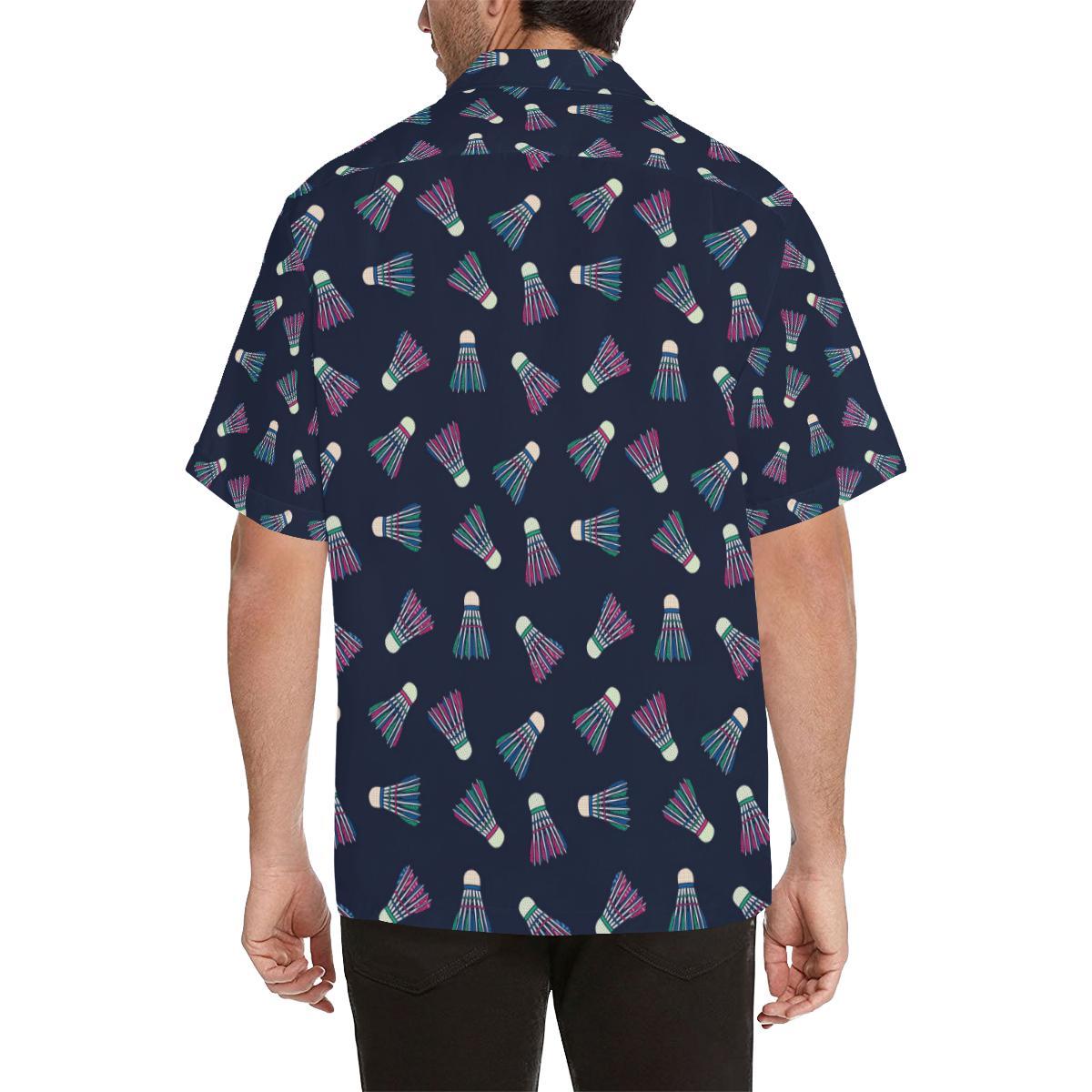 Badminton Ball Pattern Print Design Hawaiian Shirt