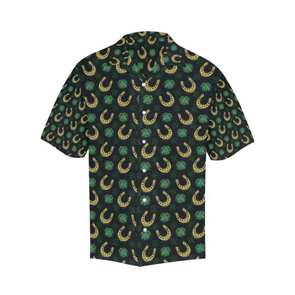 Horseshoes Pattern Print Design 04 Mens All Over Hawaiian Shirt