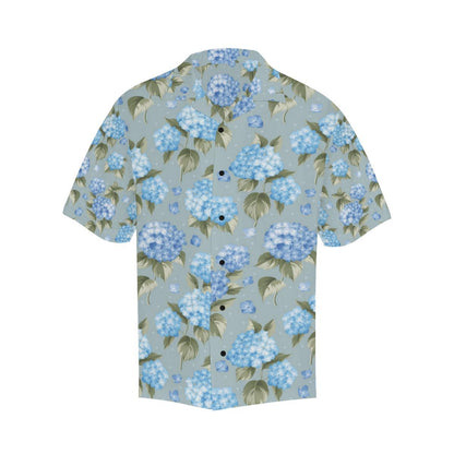 Hydrangea Pattern Print Design Hawaiian Shirt