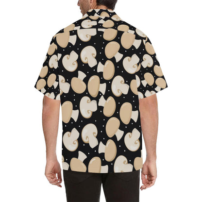 Champignon Mushroom Pattern Mens All Over Print Hawaiian Shirt