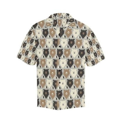 Bear Pattern Print Design Hawaiian Shirt