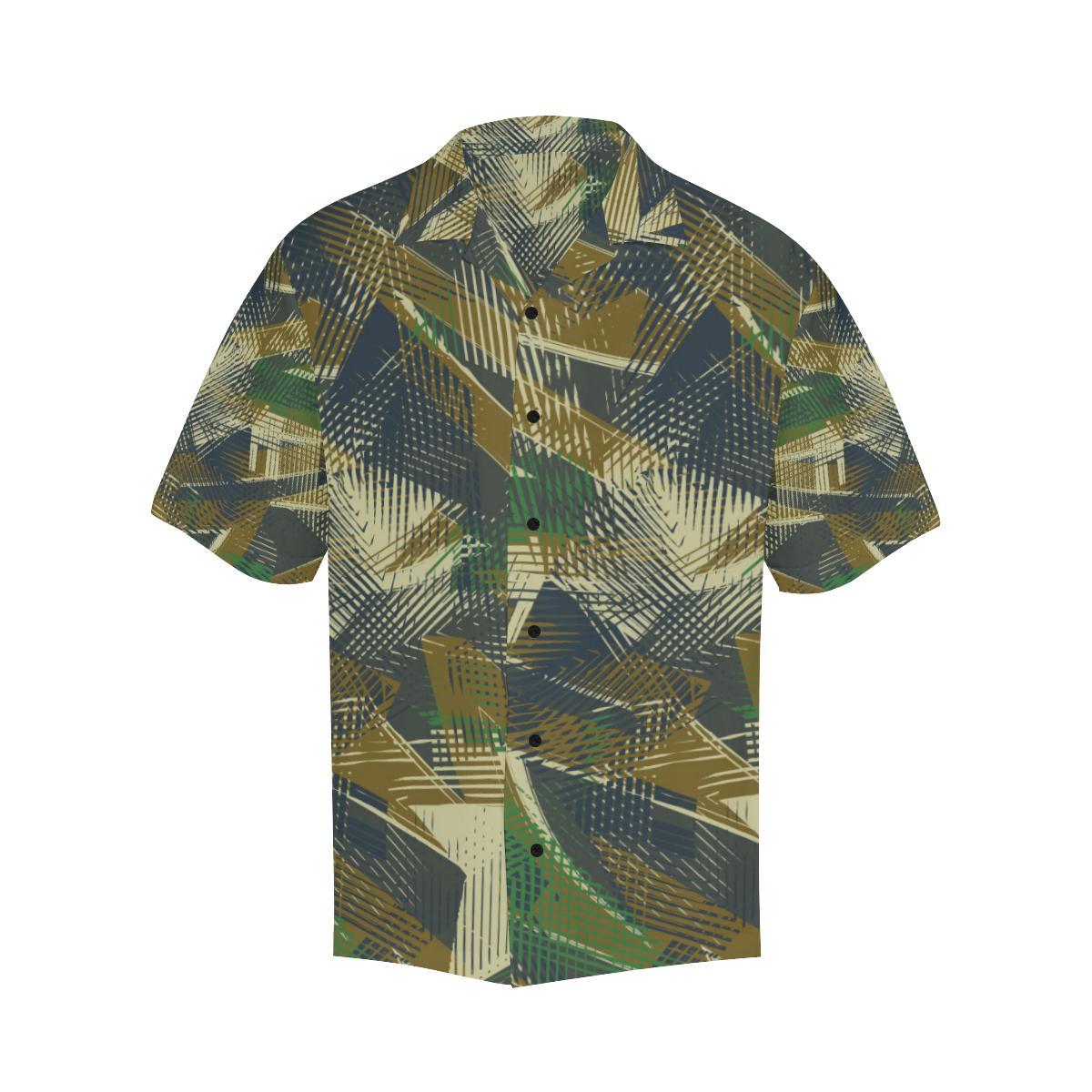 Military Camouflage Pattern Print Design Hawaiian Shirt
