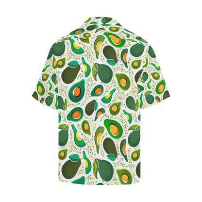 Avocado Design Pattern Mens All Over Print Hawaiian Shirt