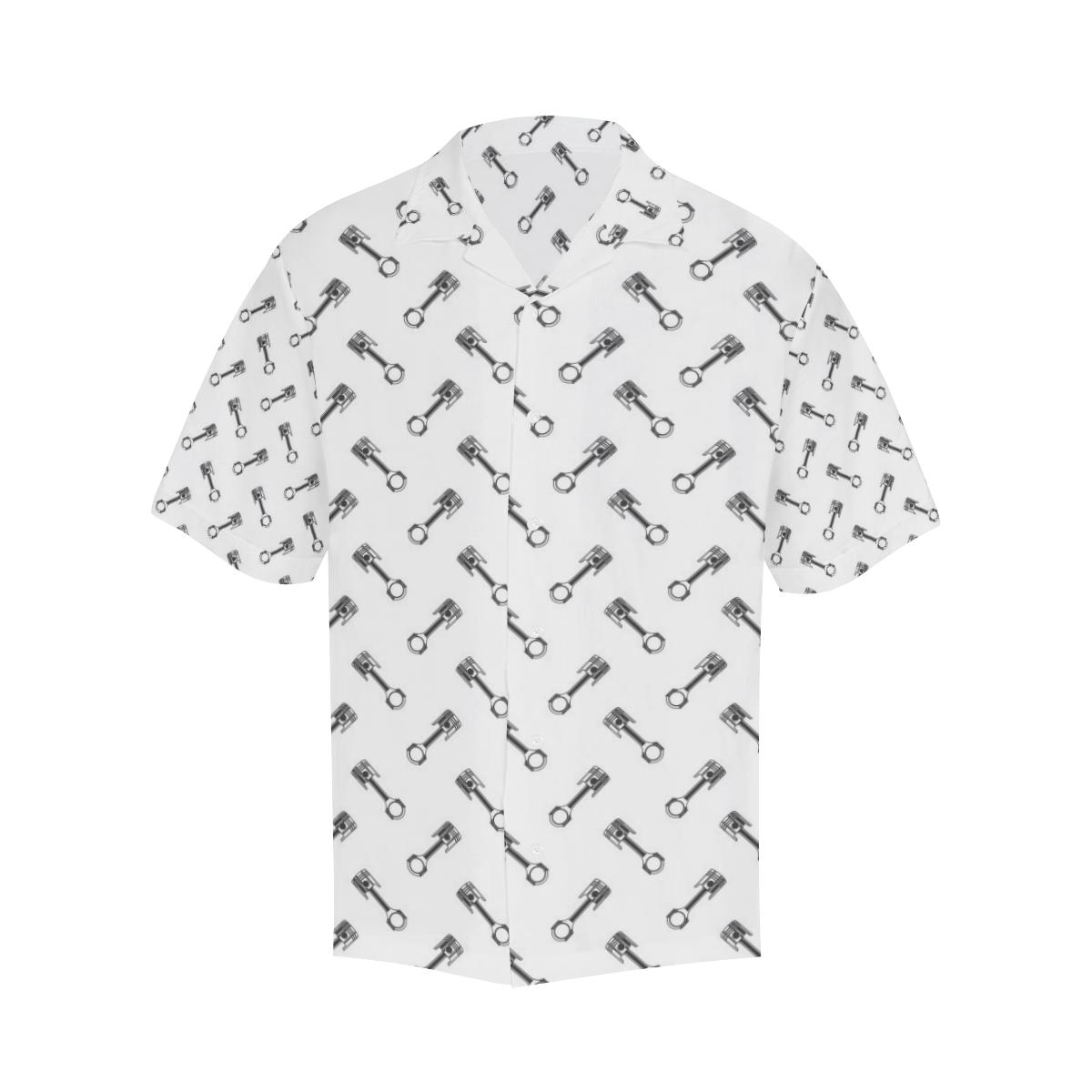 Engine Piston Pattern Print Design 02 Mens All Over Hawaiian Shirt