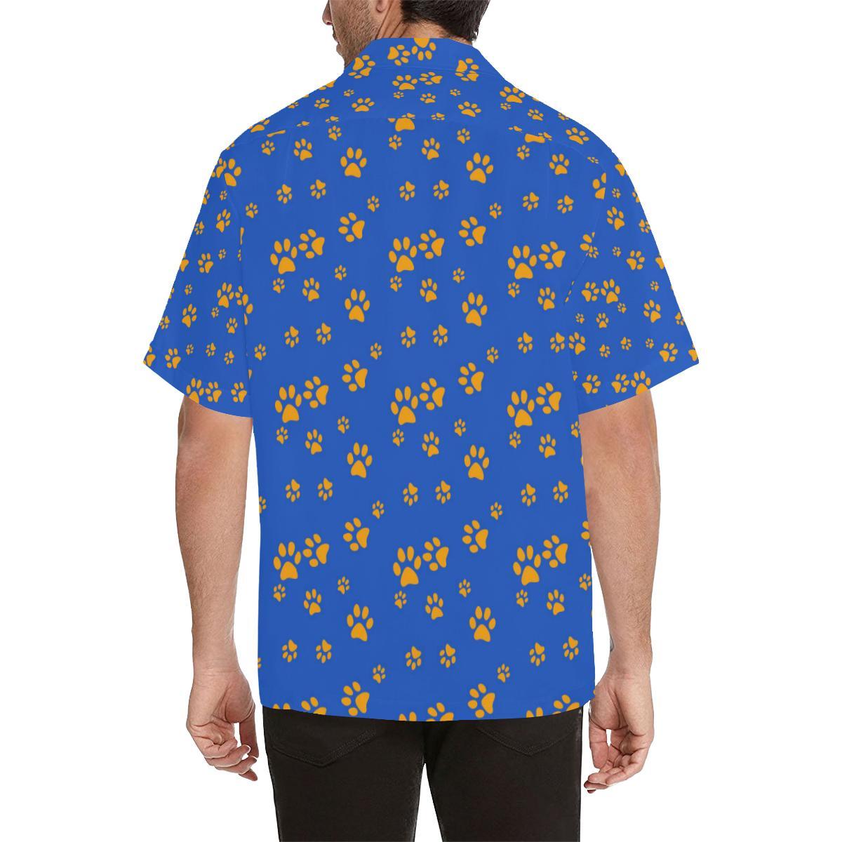 Paw Pattern Print Design A Hawaiian Shirt