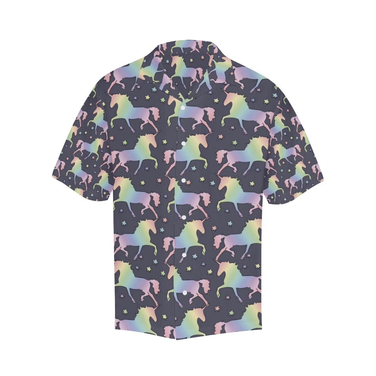 Rainbow Pattern Print Design A Hawaiian Shirt
