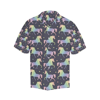 Rainbow Pattern Print Design A Hawaiian Shirt