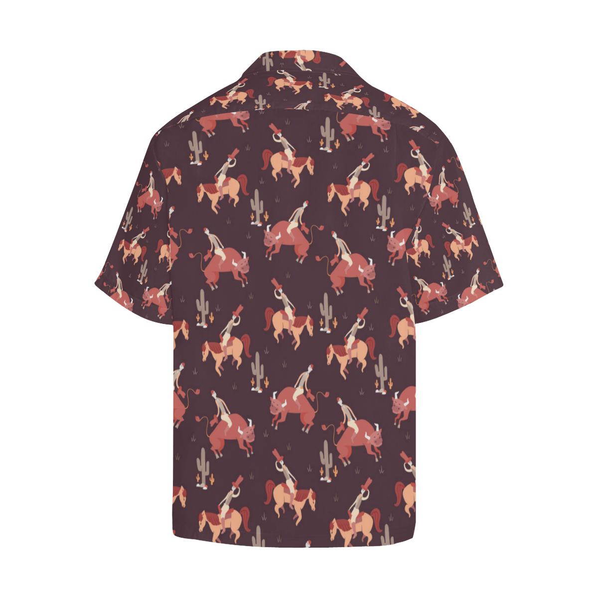 Rodeo Pattern Print Design A Hawaiian Shirt