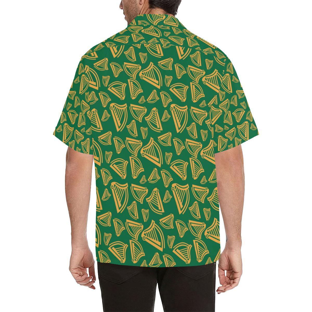 Harp Pattern Print Design Hawaiian Shirt