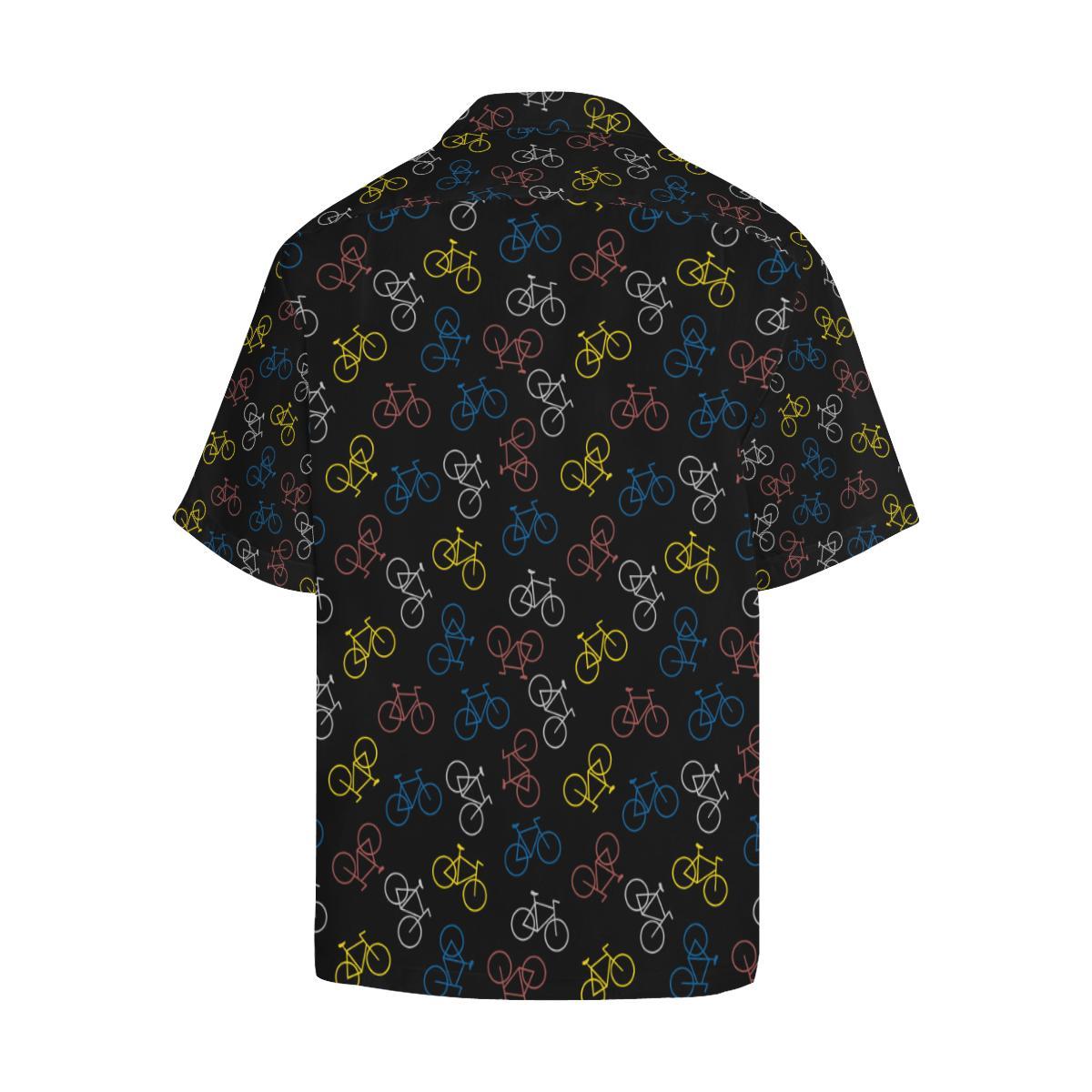 Bicycle Pattern Print Design Hawaiian Shirt