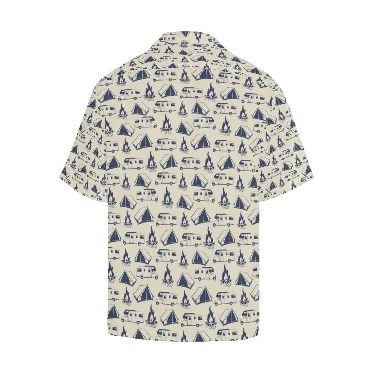 Campfire Pattern Print Design Hawaiian Shirt