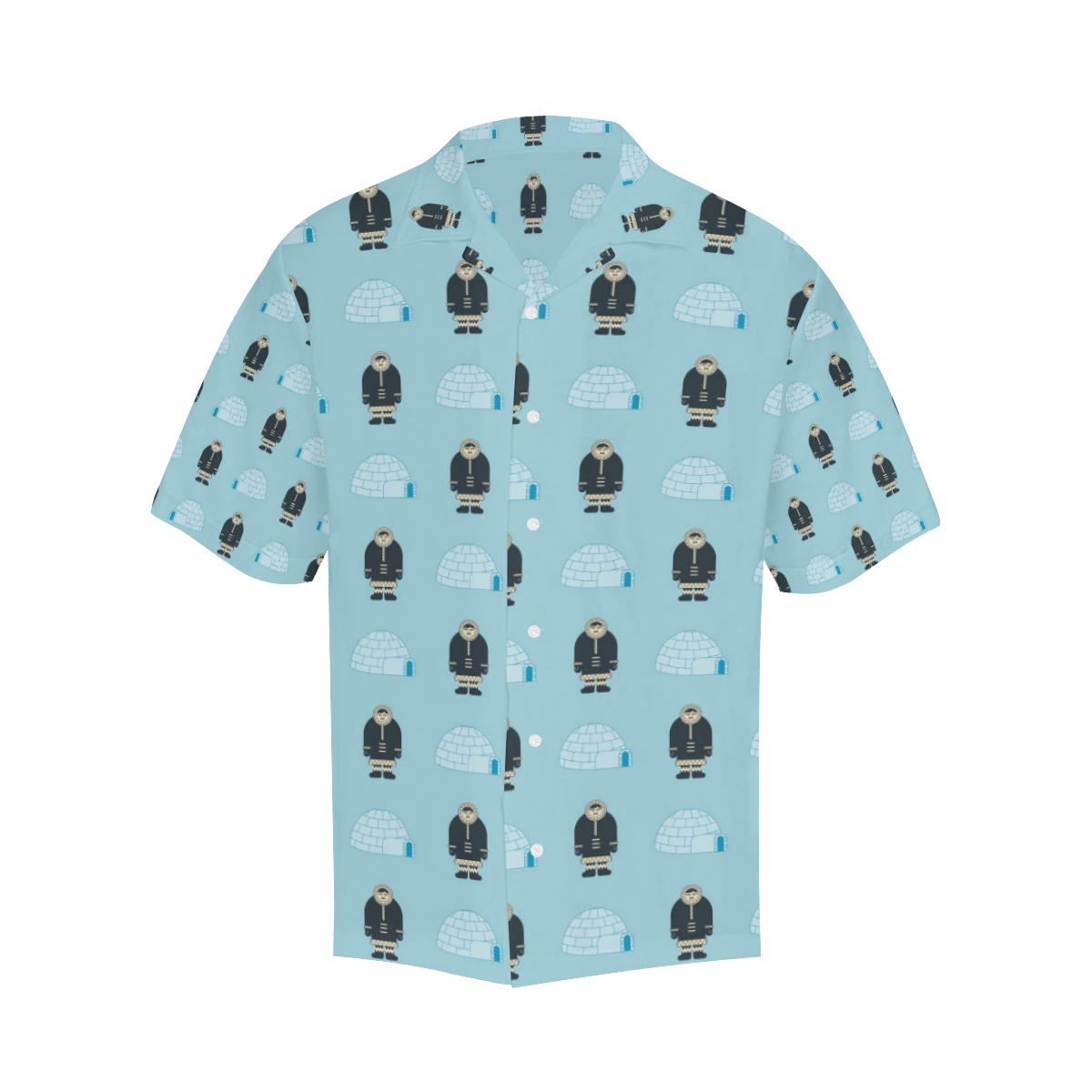 Eskimo Pattern Print Design Hawaiian Shirt