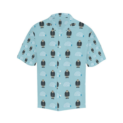 Eskimo Pattern Print Design Hawaiian Shirt