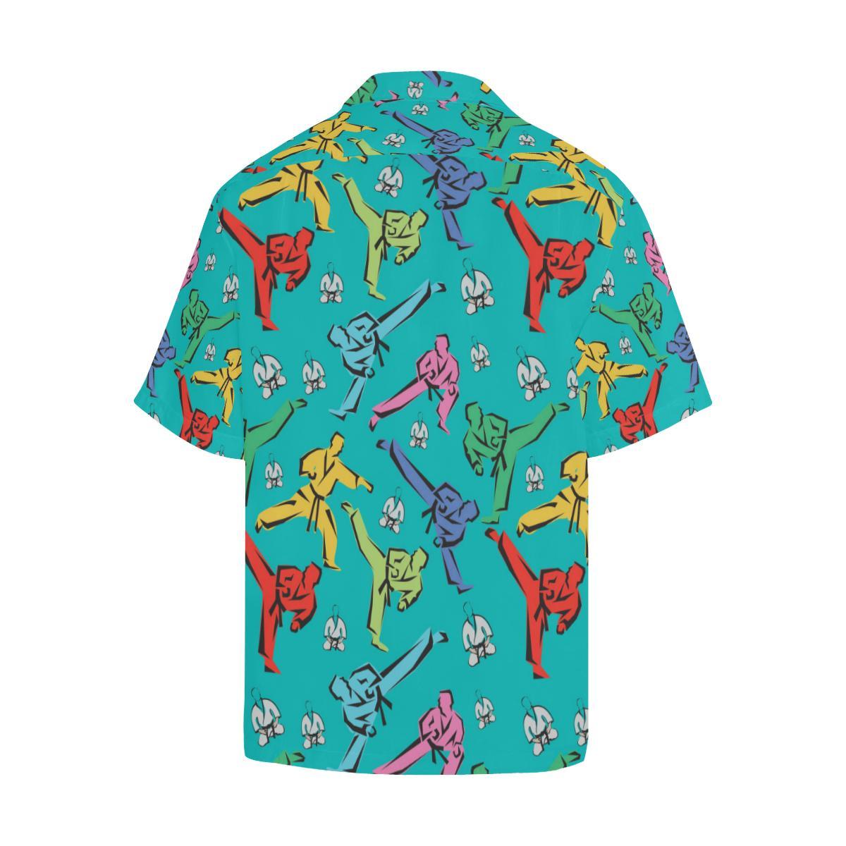 Judo Pattern Print Design Hawaiian Shirt