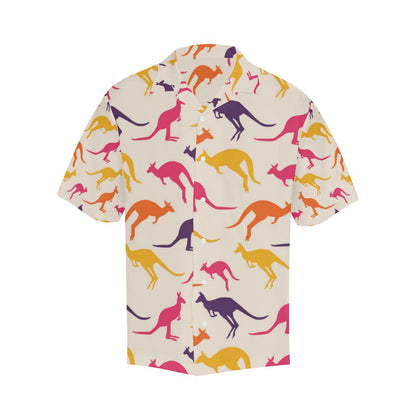 Kangaroos Pattern Print Design Hawaiian Shirt