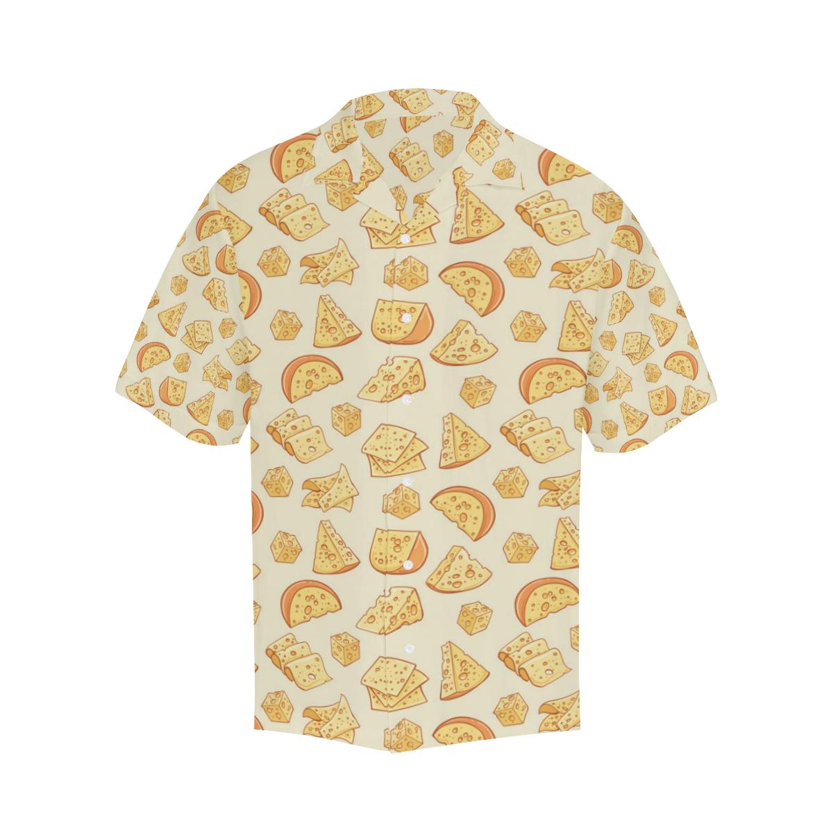 Cheese Pattern Print Design Hawaiian Shirt