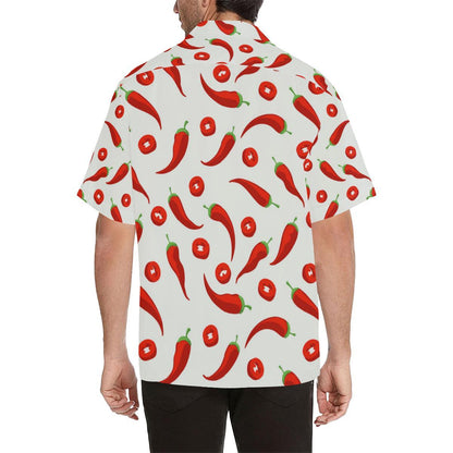 Chili Pattern Mens All Over Print Hawaiian Shirt