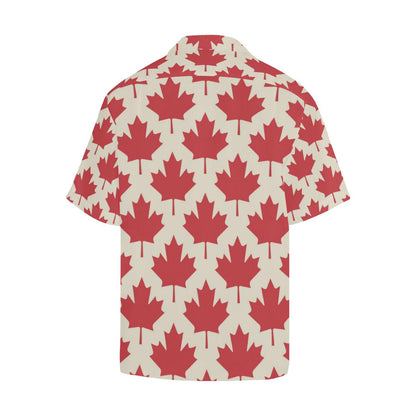 Maple Leaf Pattern Print Design Hawaiian Shirt