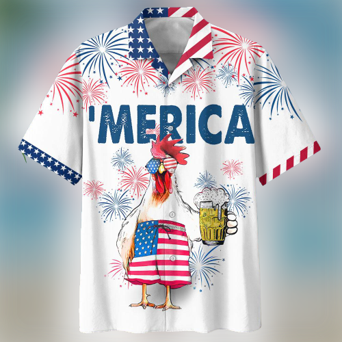 Chicken Beer Hawaiian Shirt | For Men & Women | Adult | HW7117