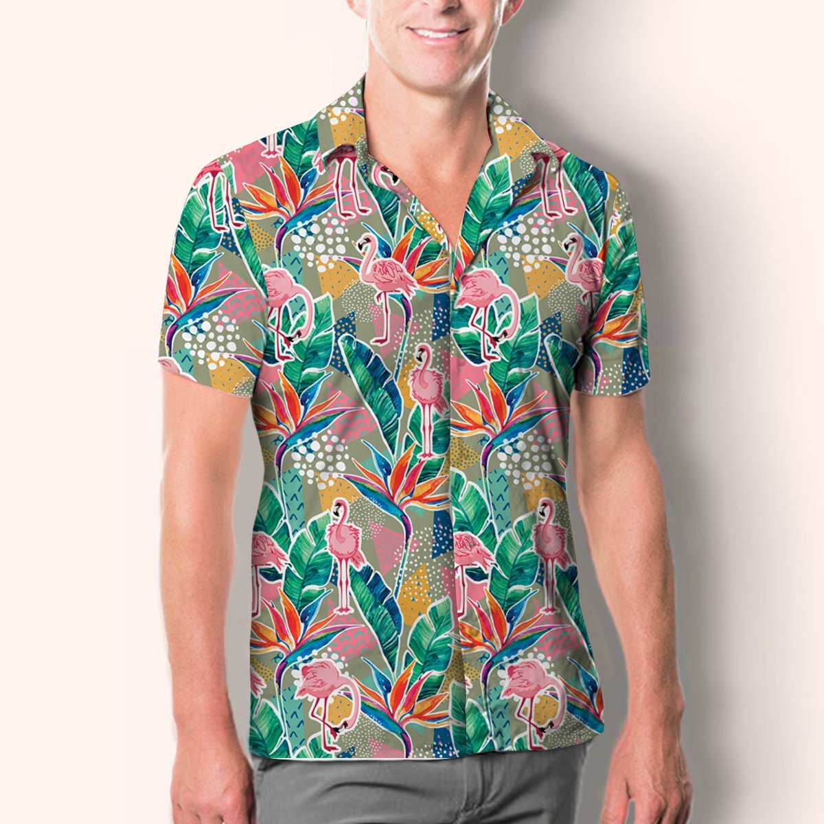 Flamingo - Hawaiian Shirt