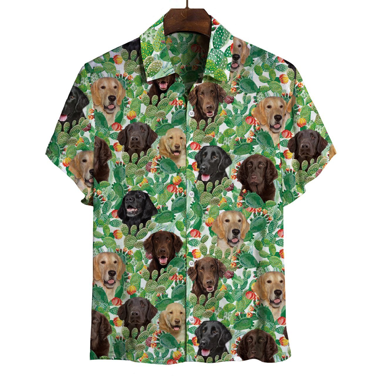 Flat Coated Retriever - Hawaiian Shirt