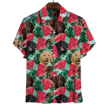 Flat Coated Retriever - Hawaiian Shirt