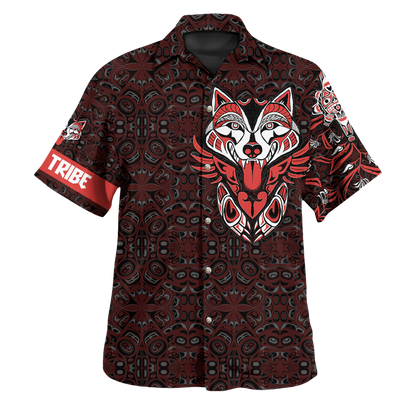 Am Style Independent Wolf 2D Print Unisex Fashion Hawaii Shirt - Full Size Hawaiian