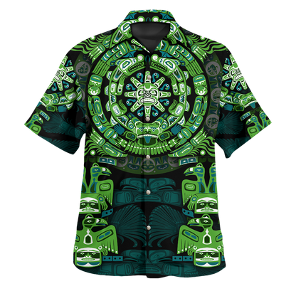 Am Style The Mayan Calendar 2D Print Unisex Fashion Hawaii Shirt - Full Size Hawaiian