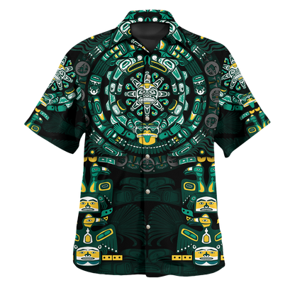 Am Style The Mayan Calendar 2D Print Unisex Fashion Hawaii Shirt - Full Size Hawaiian