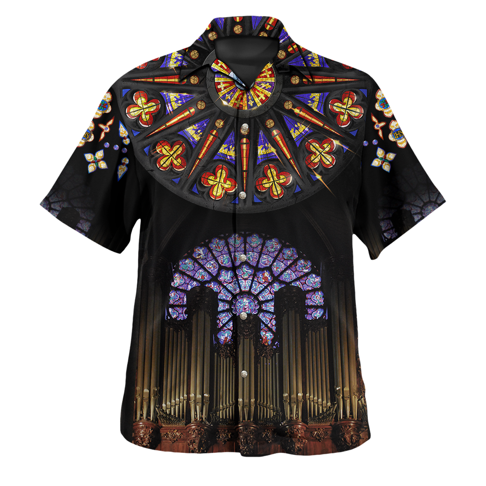 Am Style Christian Architecture 2D Print Unisex Fashion Hawaii Shirt - Full Size Hawaiian