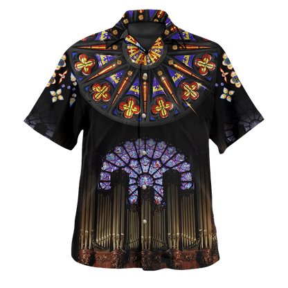 Am Style Christian Architecture 2D Print Unisex Fashion Hawaii Shirt - Full Size Hawaiian