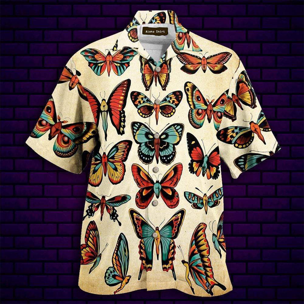 Butterfly Sexy Body Hawaiian Unisex Aloha Shirts #DH