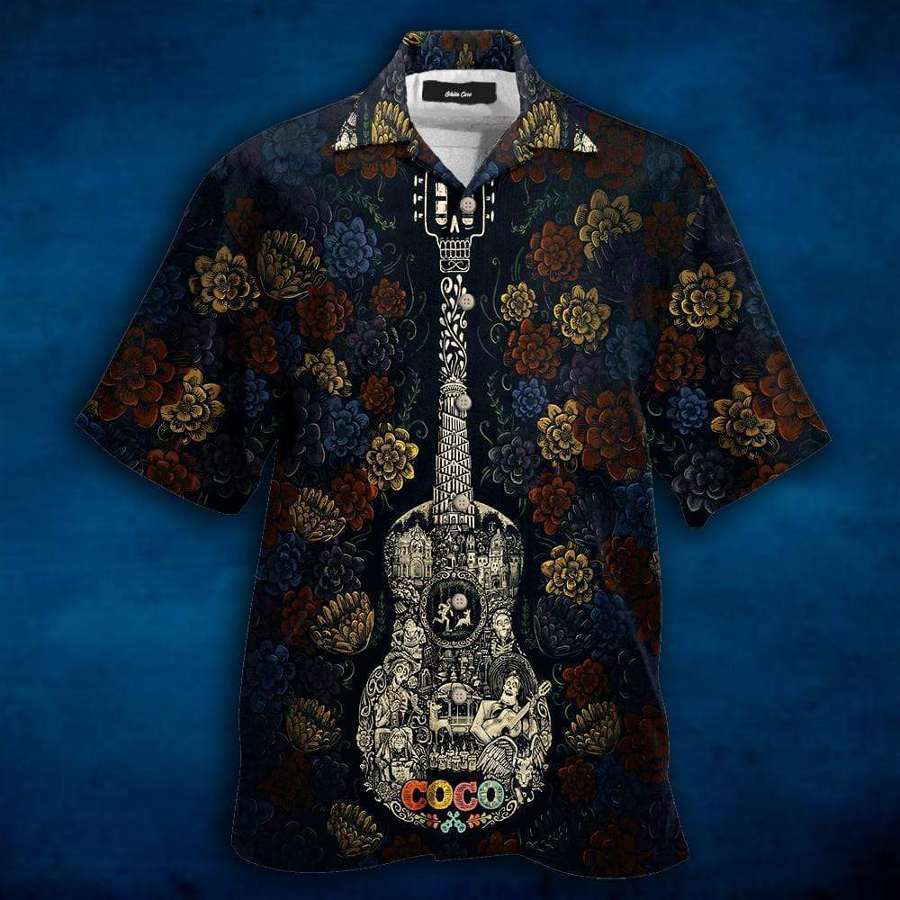 Guitar Coco Art Hawaiian Shirt