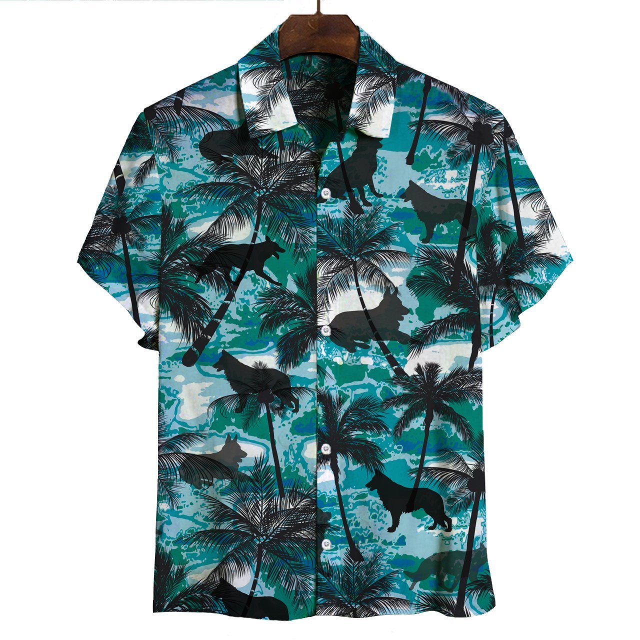 German Shepherd - Hawaiian Shirt