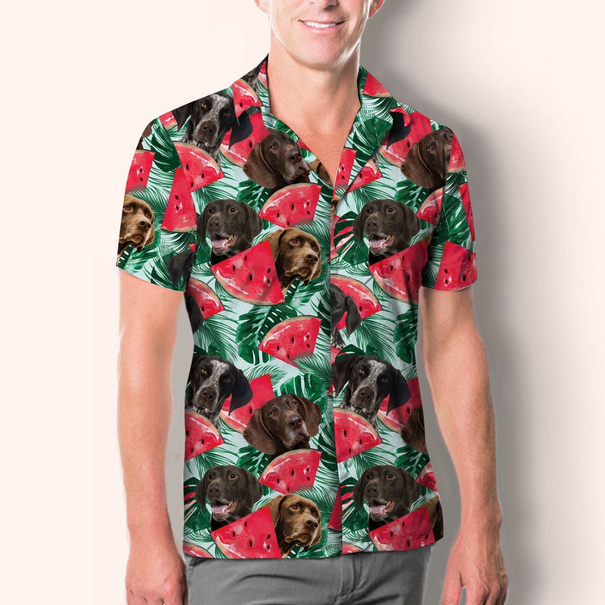 German Shorthaired Pointer - Hawaiian Shirt