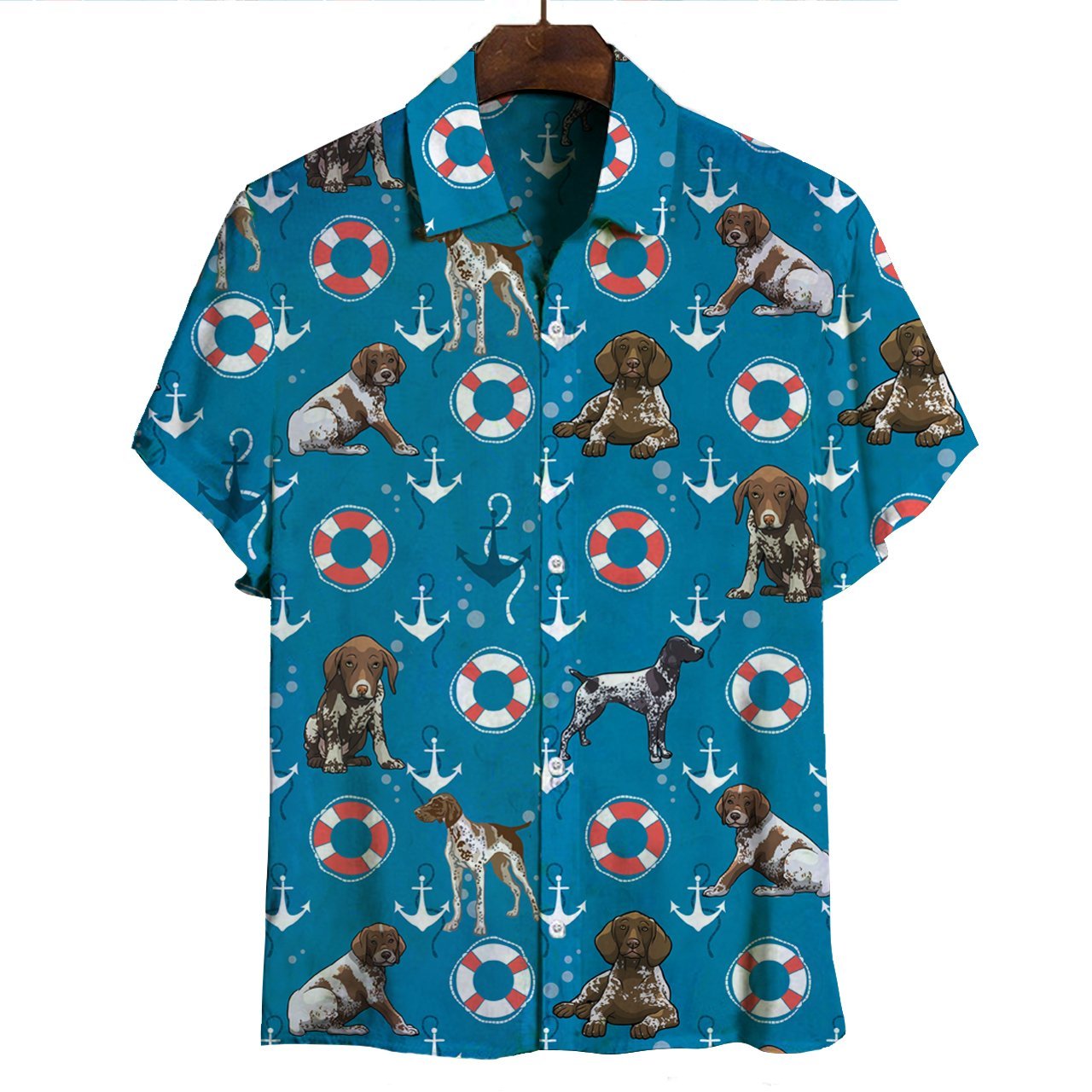 German Shorthaired Pointer - Hawaiian Shirt