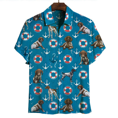 German Shorthaired Pointer - Hawaiian Shirt