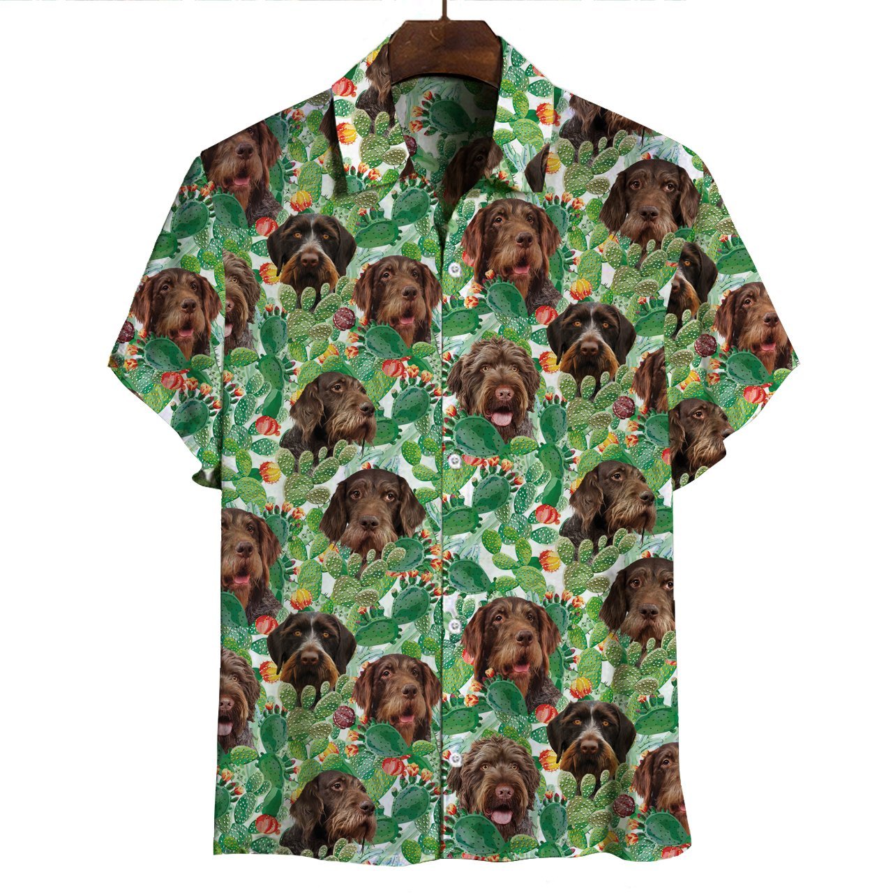 German Wirehaired Pointer - Hawaiian Shirt