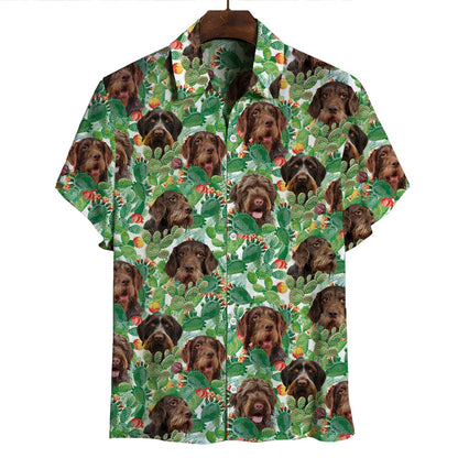 German Wirehaired Pointer - Hawaiian Shirt