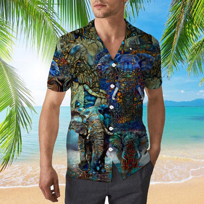 OragonTee Elephant Hawaiian Shirt | For Men & Women | Adult | HW2425