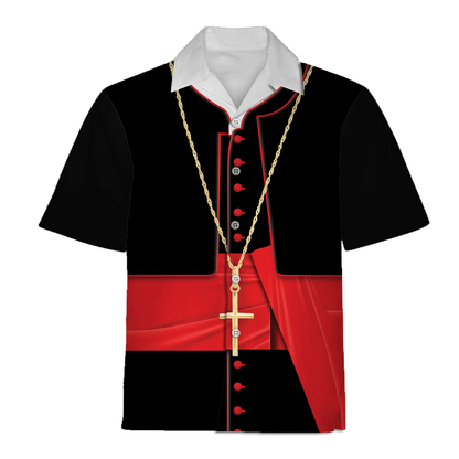 Hawaiian Outfit Cardinal Shirt