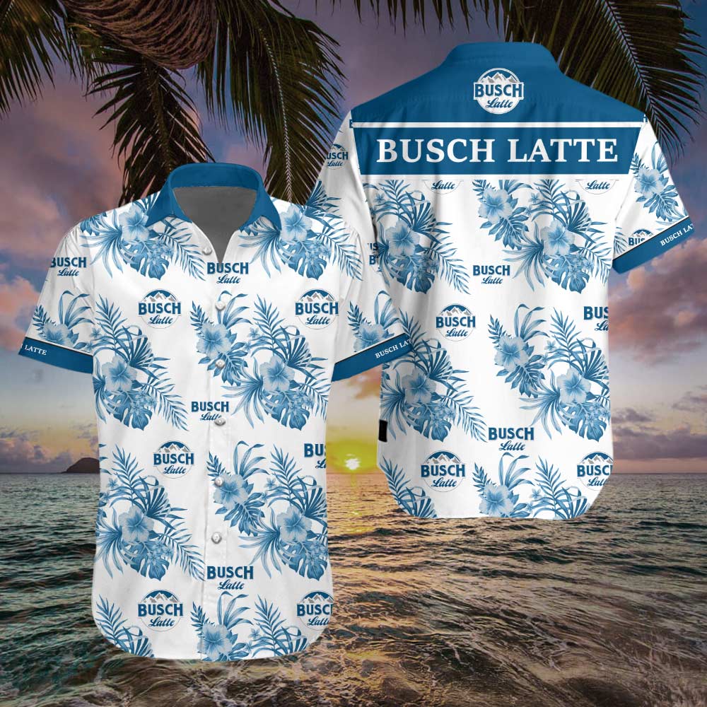 Busch Latte Hawaiian Shirt