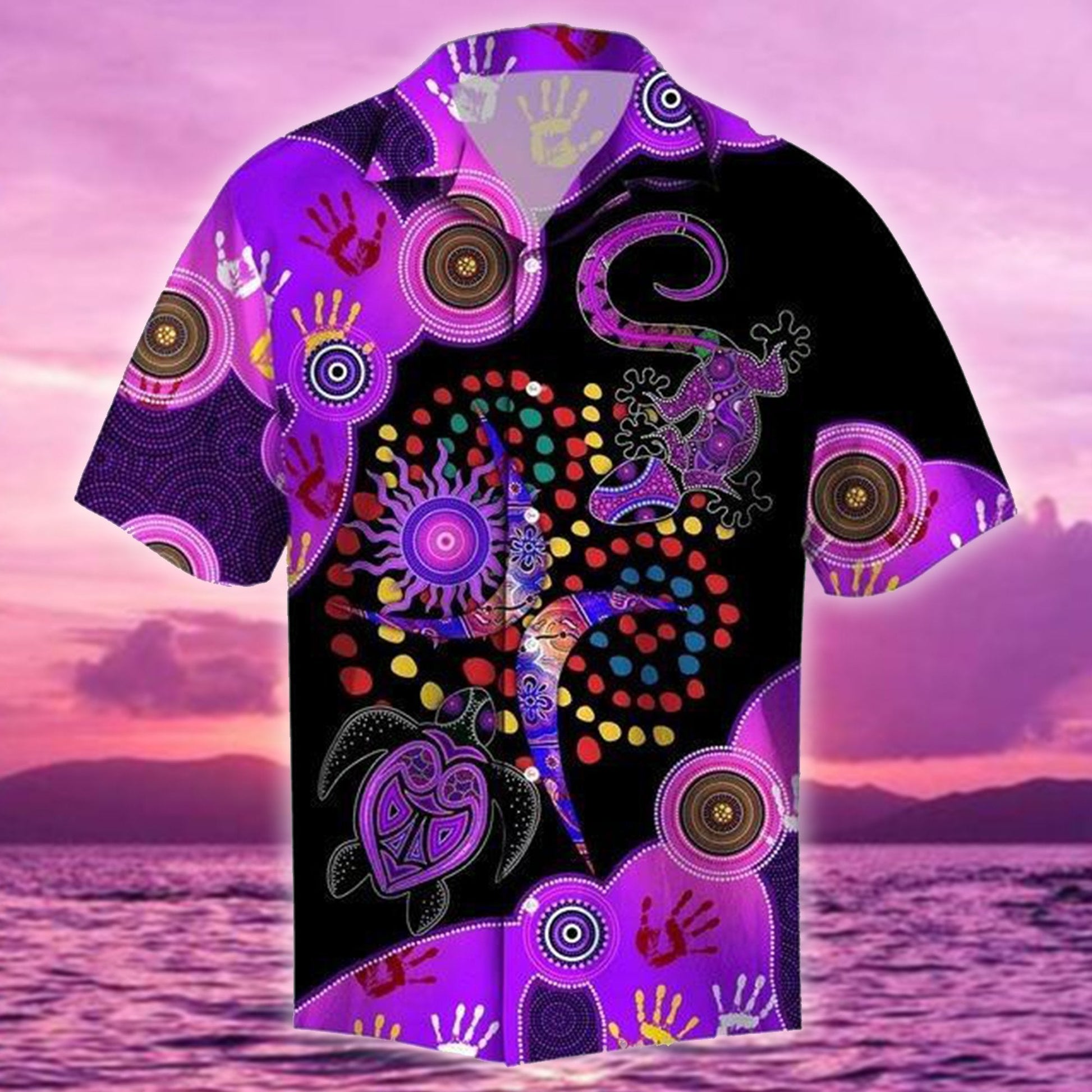 Aboriginal Naidoc Turtle Hawaiian Shirt | For Men & Women | Adult | HW2872